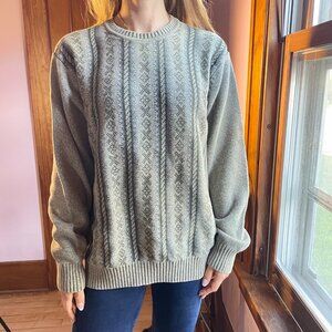 Vintage Geoffrey Beene Knit Sweater Y2K Retro Streetwear Mall Brand Size M Dadco